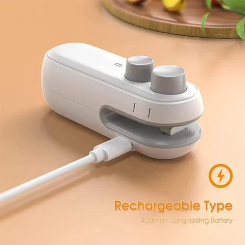Portable Electric Mini Sealing Machine – USB Rechargeable